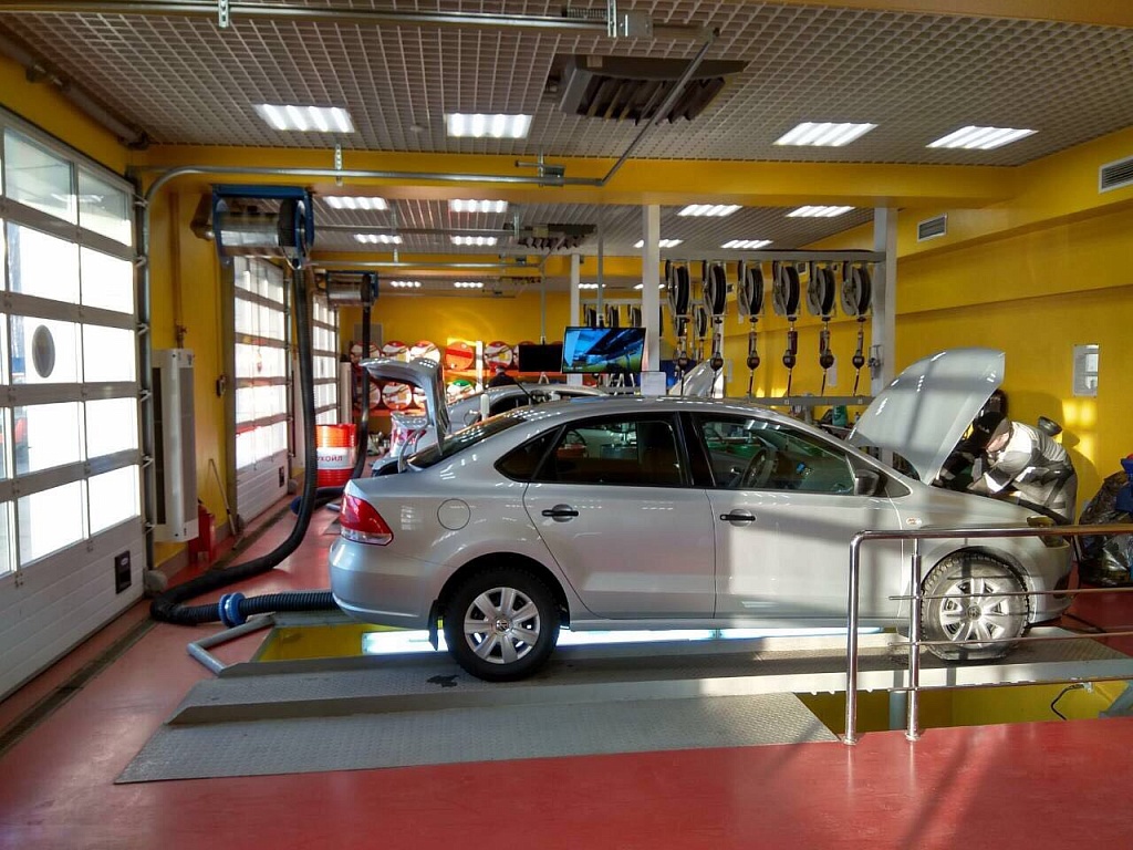 Экран на СТО