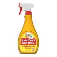 Полироль панели Супер блеск (500ml) Leather&Tire wax Super gloss KANGAROO /кор.12шт/
