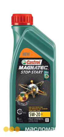 Моторное масло Castrol  5W-20 синтетическое       1 л.