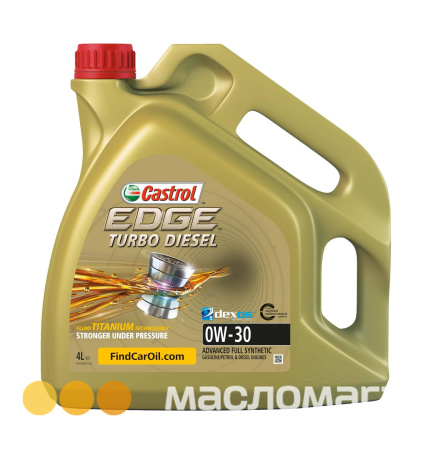 Моторное масло Castrol  0W-30 синтетическое C3      4 л.